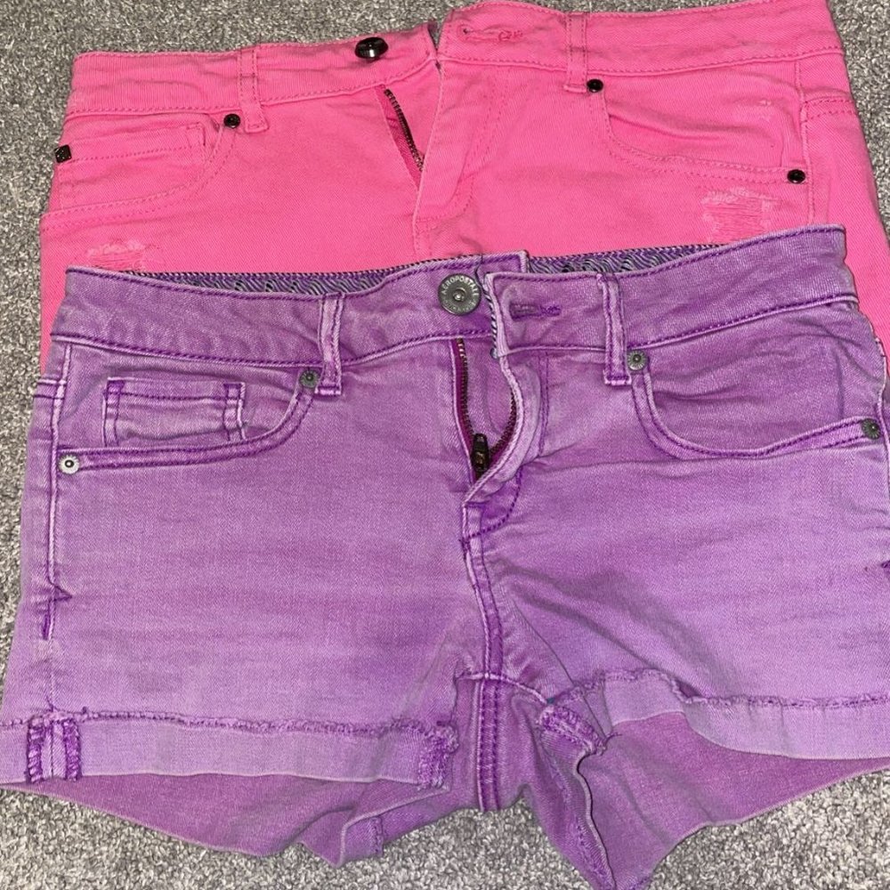 Girls' Shorts Set (DKNY and Aeropostale)